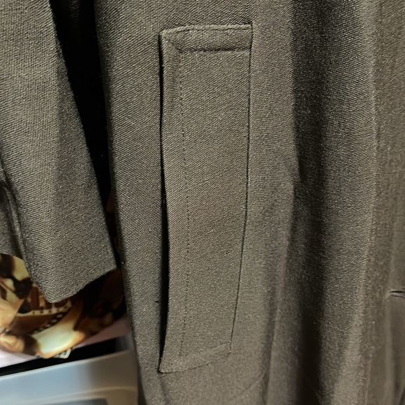 Espresso Brown full length wool coat - Picture 5 of 10